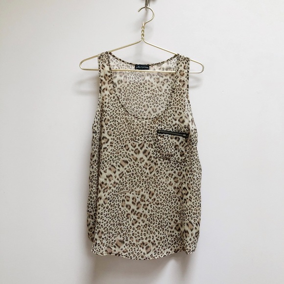 JULES + JAMES LEOPARD TANK - Picture 5 of 9